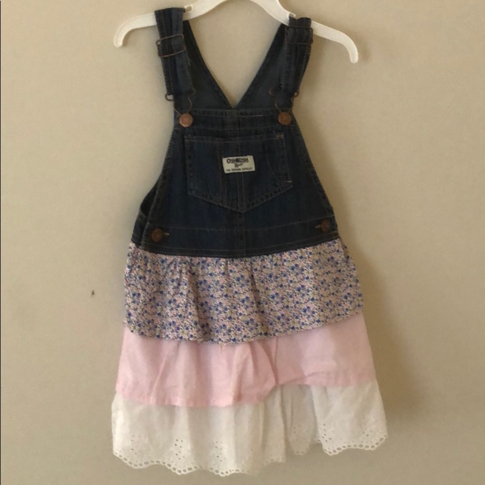 Toddler Girls 4T OshKosh B’gosh Overall Dress